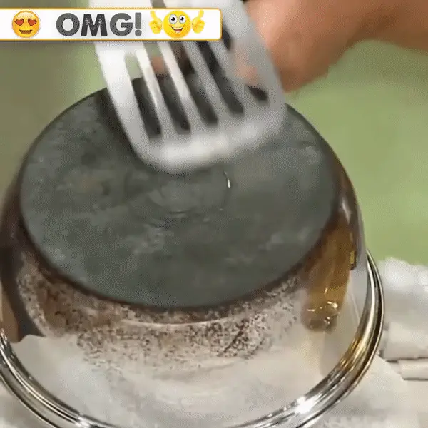 X-All Multi-Purpose Cleaner on Pots